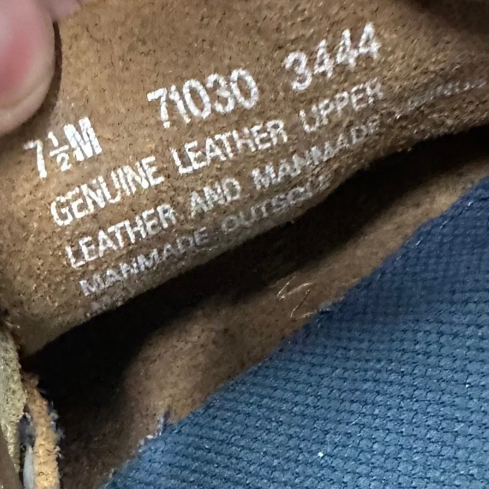 Timberland Boat Shoes Men's 7.5M Light Brown Genuine Leather Upper 71030 3444